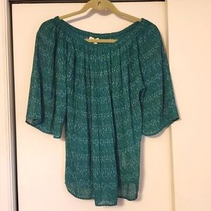 Women's See u soon Green Top Size Large